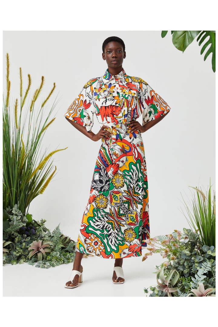Printed Dress